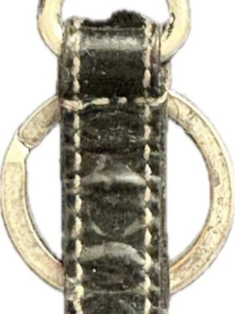 Vintage Coach Trigger Snap Key Fob Keychain